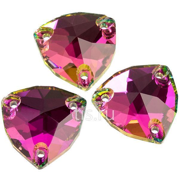 3778 16*16 mm Crystal Vitrail Rose