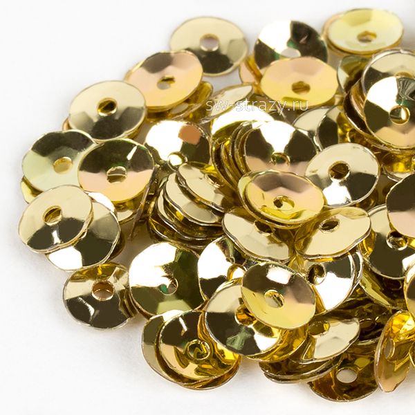 Пайетки 3 mm чаша (8175) Marrone MI 3 гр