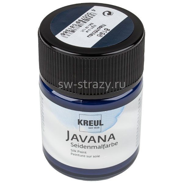 Краска Javana по шелку растекающаяся синяя ночь 50 мл KR-8196